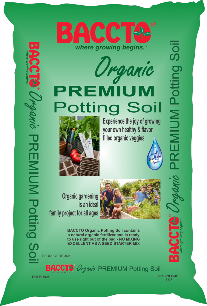 Organic Premium Potting Soil - Baccto